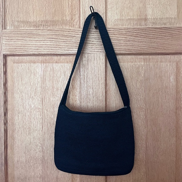 The Sak beautiful black, crochet shoulder bag - Picture 2 of 5